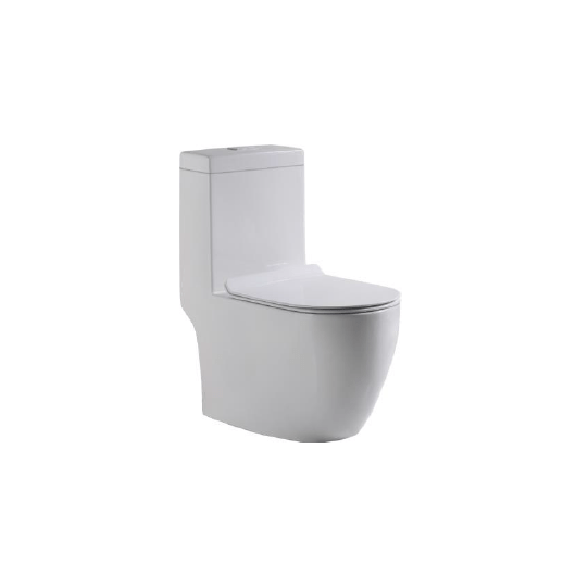 BARON W-818 ONE-PIECE WATER CLOSET + UREA SEAT COVER (RIMLESS)