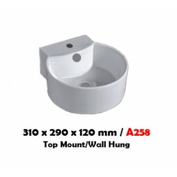 BARON A258 WALL HUNG BASIN