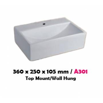 BARON A301 WALL HUNG BASIN
