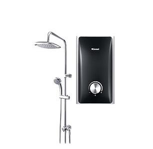 RINNAI REI-A330NP-R INSTANT HEATER c/w RAIN SHOWER