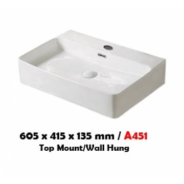 BARON A451 WALL HUNG BASIN