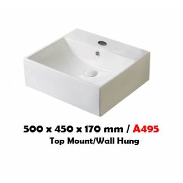 BARON A495 WALL HUNG BASIN
