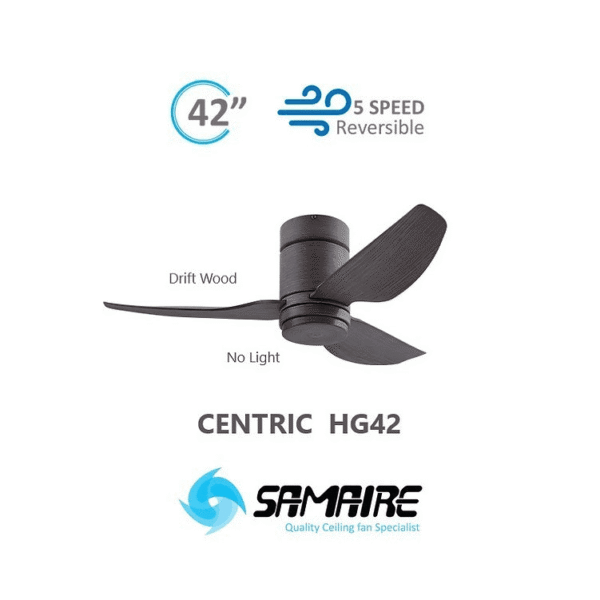 SAMAIRE CENTRIC HG42 (42″) CEILING FAN