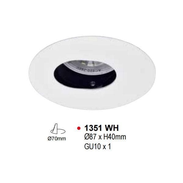 LUZ 1351 WH DOWNLIGHT SERIES