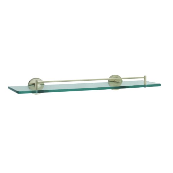 FIDELIS FAC-519015-HBG GLASS SHELF (500mm) - BRUSHED GOLD