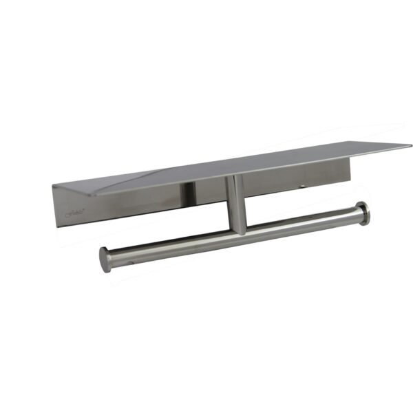 FIDELIS FAC-519103D DOUBLE TOILET PAPER HOLDER c/w COVER - CHROME