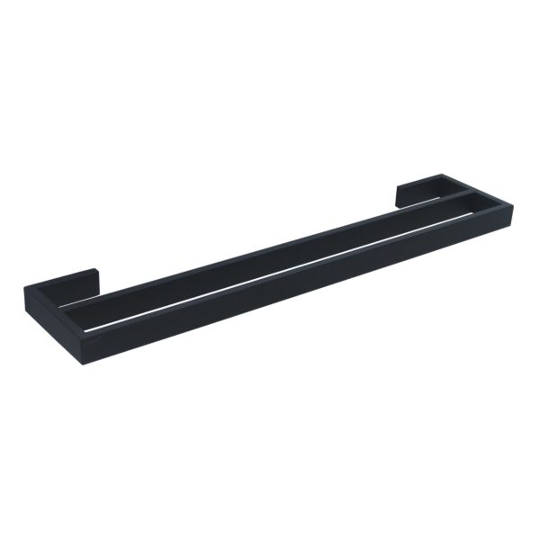 FIDELIS FAC-BK827016 DOUBLE TOWEL BAR (600mm) - BLACK