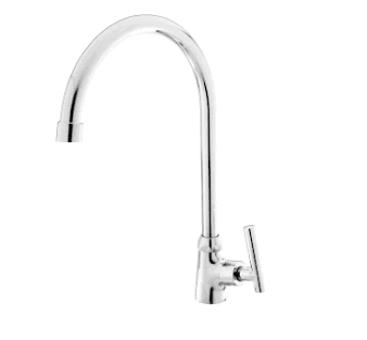 FIDELIS FT-129-3G "G" SPOUT ROD HANDLE KITCHEN SINK TAP - CHROME