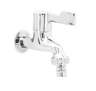FIDELIS FT-214-1 NEX LEVER HANDLE BIB TAP WITH UNION - CHROME