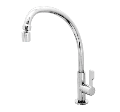FIDELIS FT-219-1SA NEX LEVER HANDLE KITCHEN SINK TAP WITH SWIVEL - CHROME