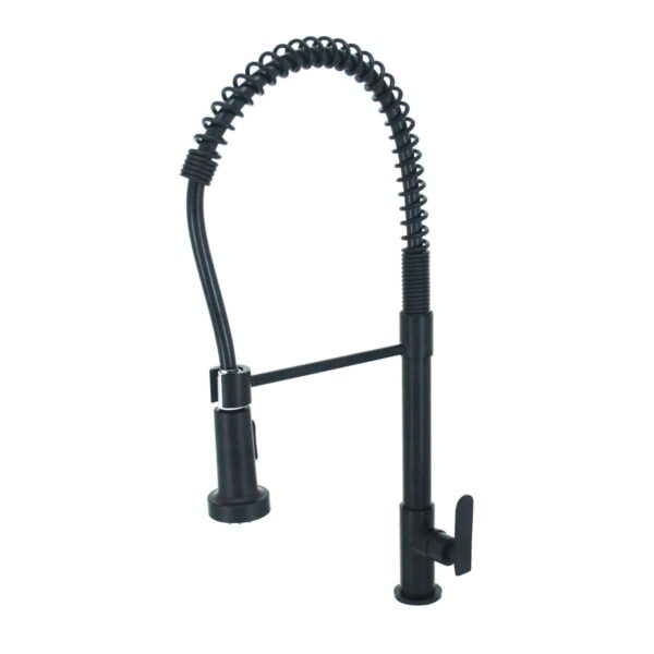 FIDELIS FT-650-4BK c/w FLAT HANDLE KITCHEN SINK TAP - BLACK
