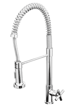 FIDELIS FT-650-8 c/w CROSS ROD HANDLE KITCHEN SINK TAP - CHROME