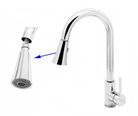 FIDELIS FT-67A5 PULL-OUT DUAL FUNCTION WASH HEAD KITCHEN SINK MIXER TAP - CHROME