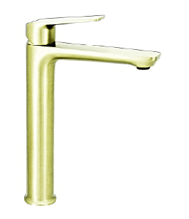 FIDELIS FT-69A2-HBG TALL BASIN MIXER - BRUSHED GOLD