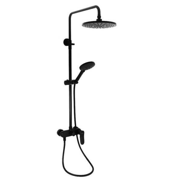 FIDELIS FT-7107BK RAIN SHOWER MIXER - BLACK