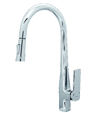 FIDELIS FT-7185A PULL-OUT KITCHEN SINK MIXER TAP - CHROME