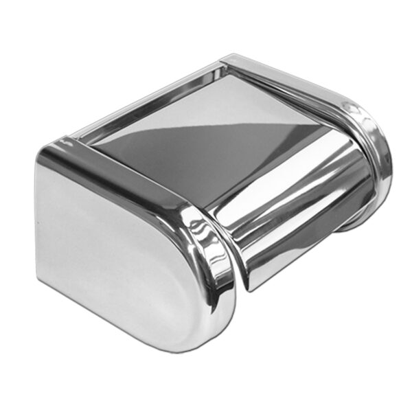 FIDELIS FV-6919 TOILET PAPER HOLDER c/w COVER (ABS FLIPPER ARM x2) - CHROME