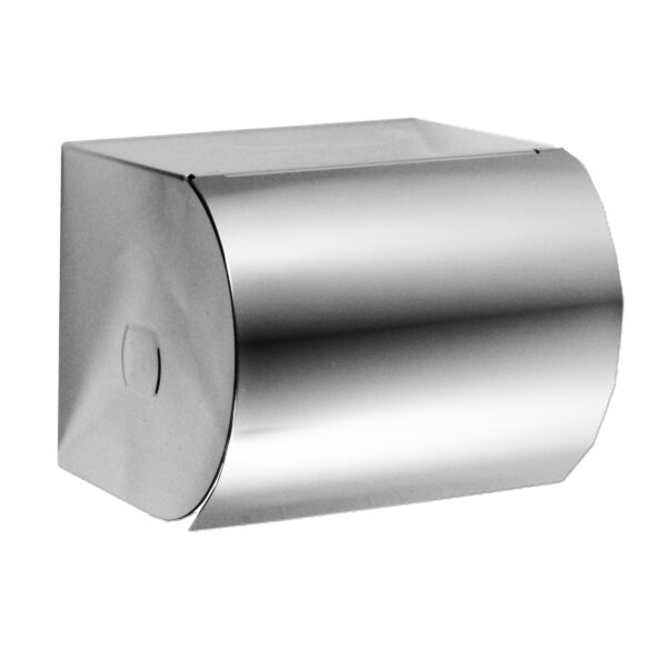 FIDELIS FV-6925 TOILET PAPER HOLDER c/w COVER (STAINLESS STEEL FLIPPER x2) - CHROME