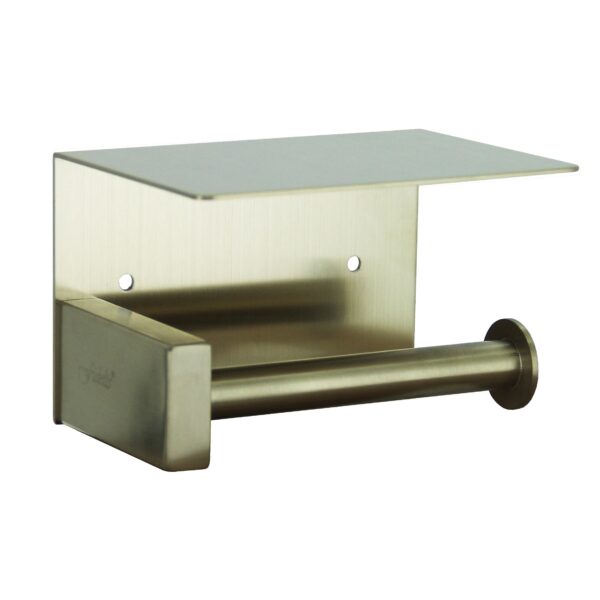 FIDELIS FV-6941-HBG TOILET PAPER HOLDER c/w COVER - BRUSHED GOLD