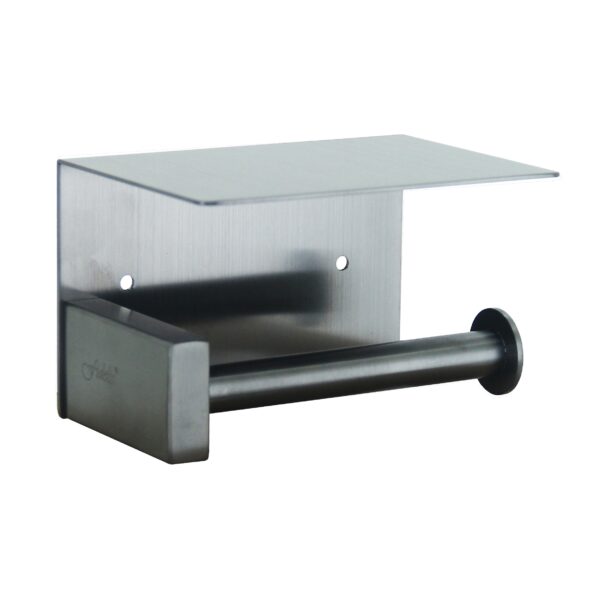 FIDELIS FV-6941-HGM TOILET PAPER HOLDER c/w COVER - GUN METAL