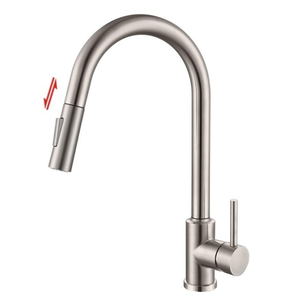 FRASCIO 1059701.05 (S/STEEL) PULL-OUT SINK MIXER