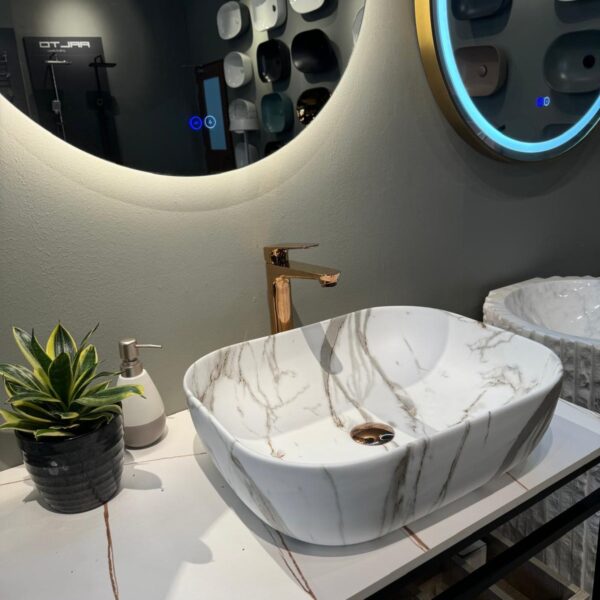 AALTO K397A-A0087M COUNTER TOP WASH BASIN - MATTE MARBLE WHITE
