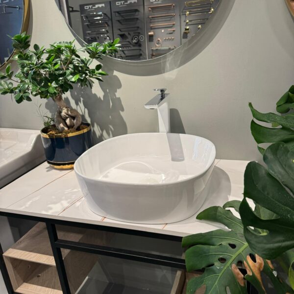 AALTO K400 COUNTER TOP WASH BASIN - WHITE