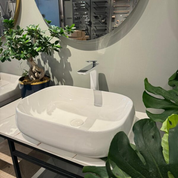 AALTO K409 COUNTER TOP WASH BASIN - WHITE