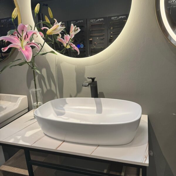 AALTO K436M COUNTER TOP WASH BASIN - MATTE WHITE