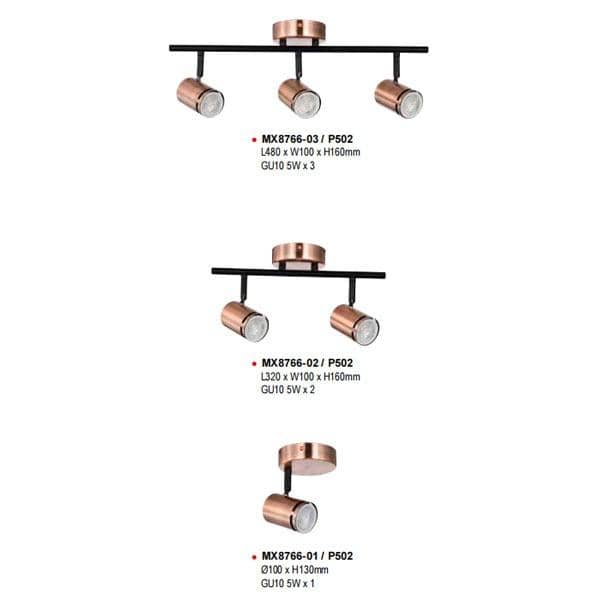 LUZ MX8766 CEILING LIGHT SERIES