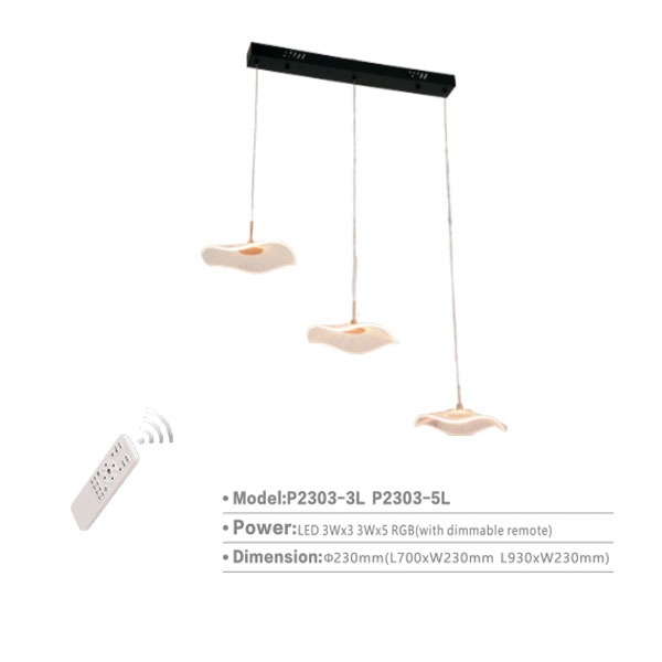SKL-LUCE P2303-3L P2303-5L HANGING LIGHT