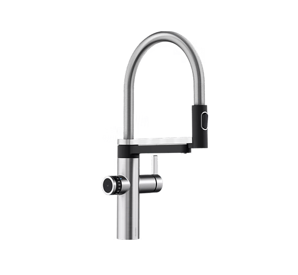 BLANCO EVOL-S PRO FILTER (PVD STEEL) W/ PULL-OUT SINK MIXER