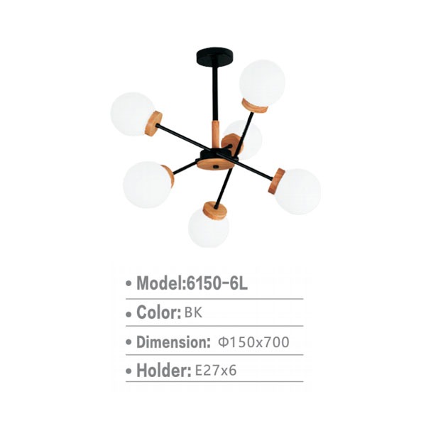 SKL-LUCE 6150-6L HANGING LIGHT