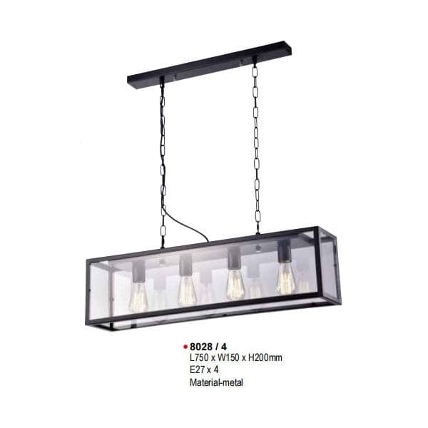 LUZ 8028/4 PENDANT LIGHT