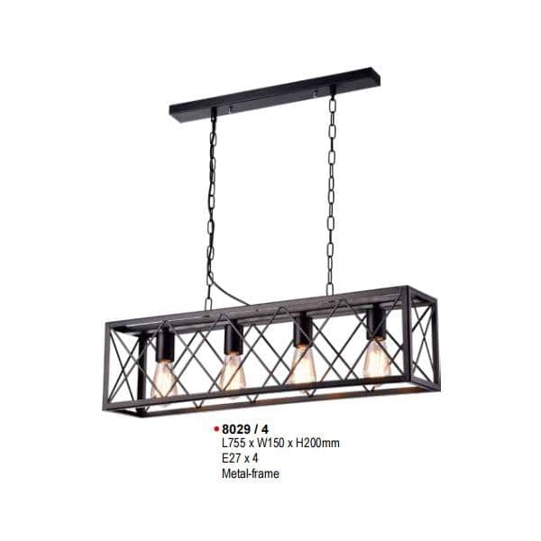 LUZ 8029/4 PENDANT LIGHT