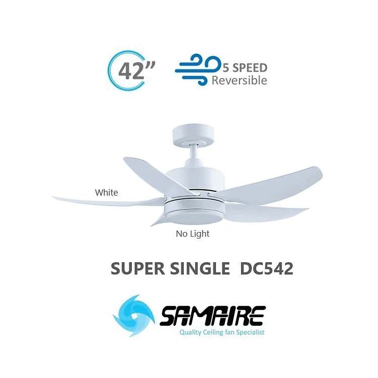 SUPER SINGLE DC542 NL WH