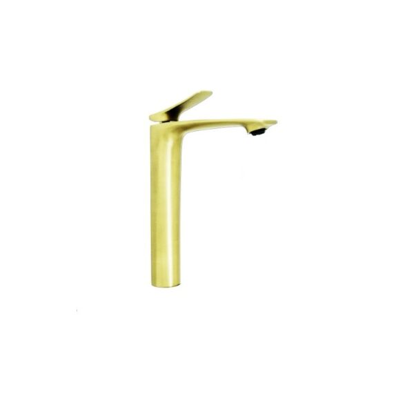FIDELIS FT-8182-HBG TALL BASIN MIXER TAP - BRUSHED GOLD