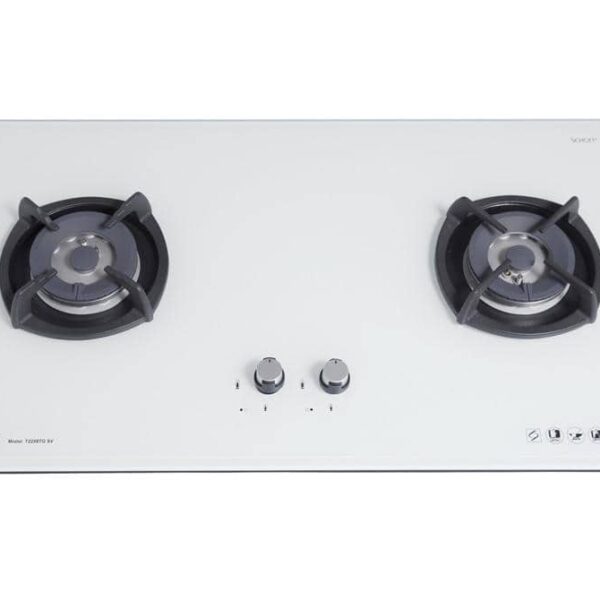 TECNO T2288TGSV 90cm GLASS COOKER HOB - OPTIC WHITE