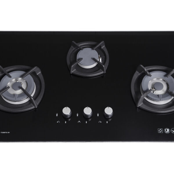 TECNO T3388TGSV 90cm GLASS COOKER HOB
