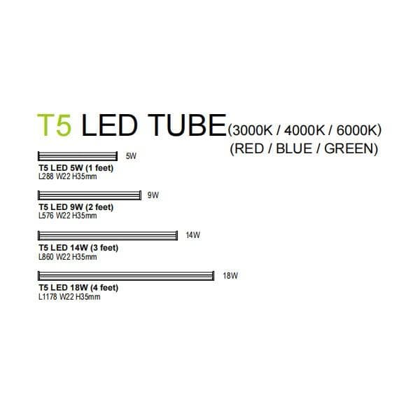 LUZ T5 LED TUBE LIGHT SERIES