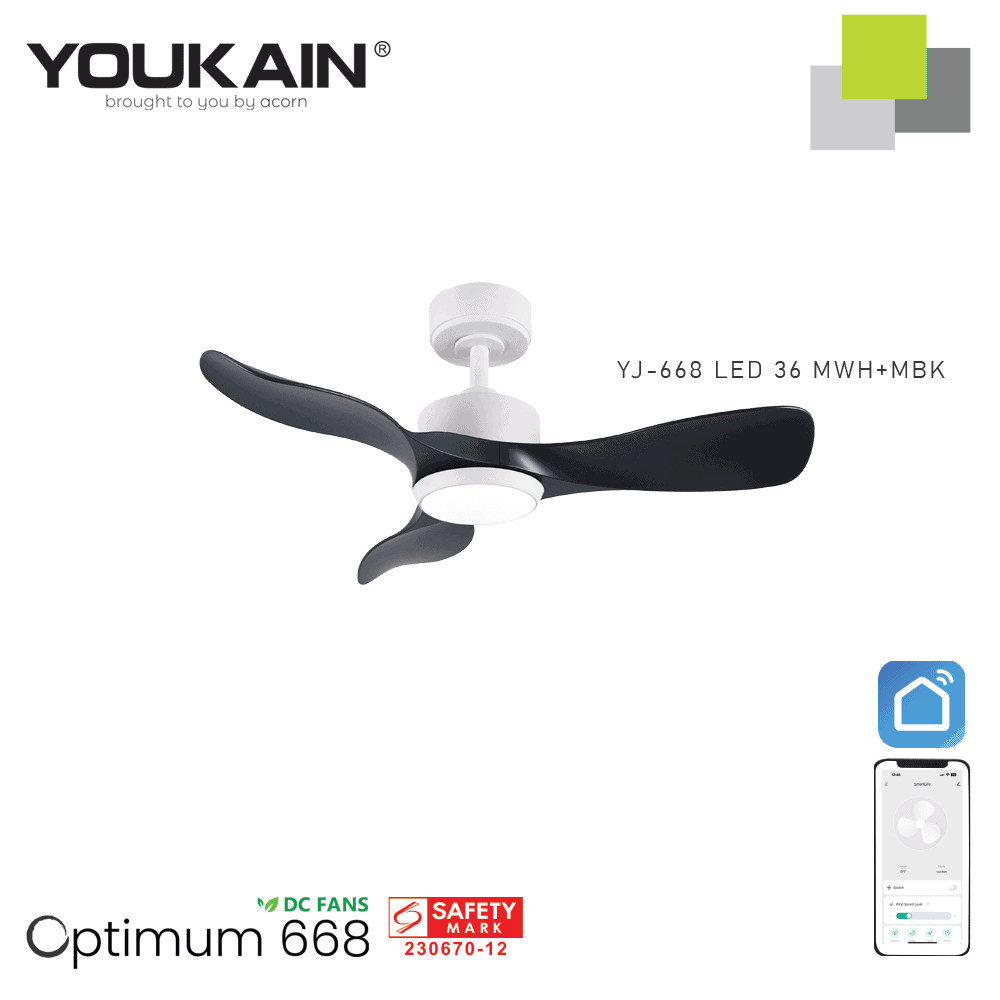 YJ-668 LED 36 MWH+MBK