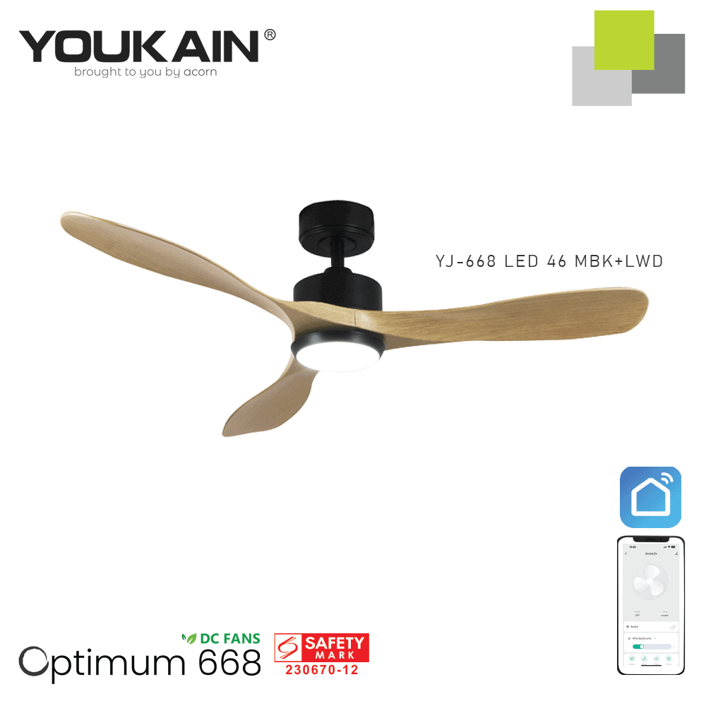 YJ-668 LED 46 MBK+LWD