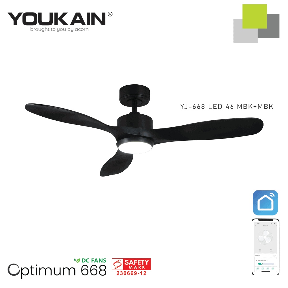 YJ-668 LED 46 MBK+MBK