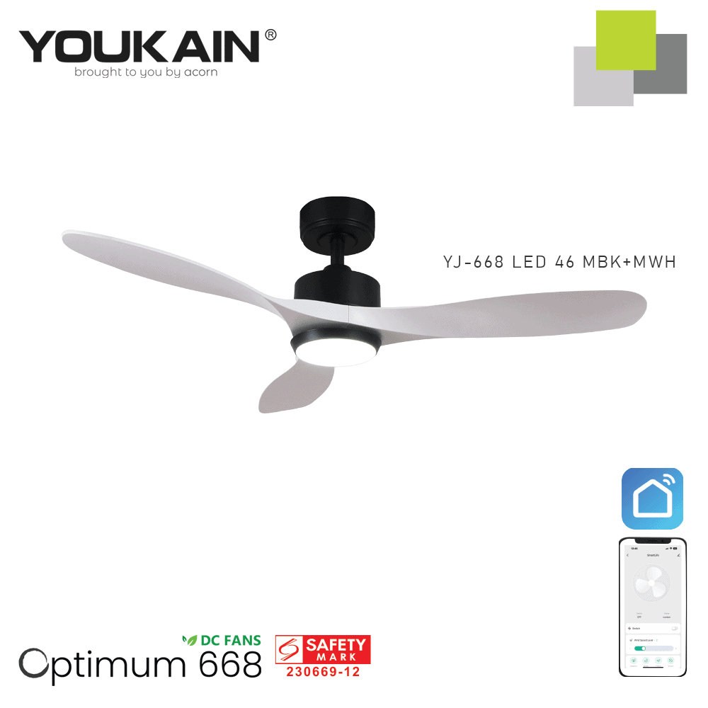 YJ-668 LED 46 MBK+MWH