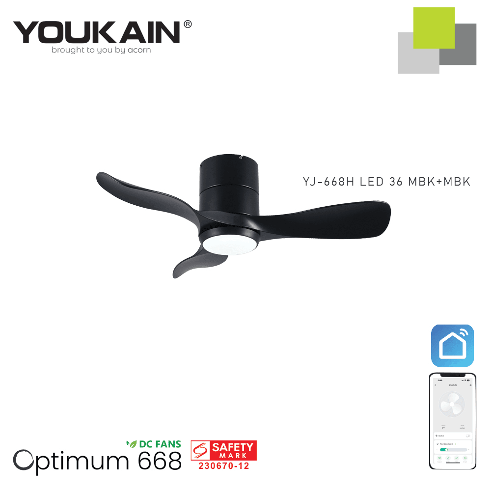 YJ-668H LED 36 MBK+MBK