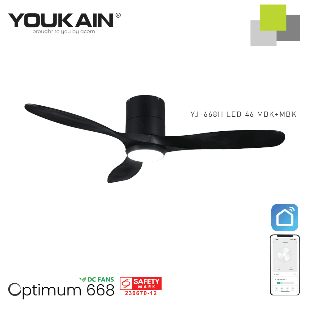 YJ-668H LED 46 MBK+MBK